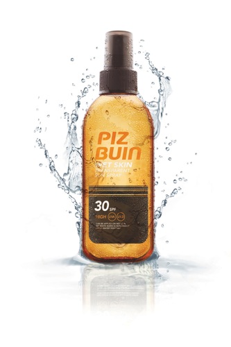 Wet Skin Transparent Sun Spray SPF30 with splash