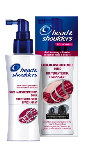 Head shoulders thick strong extra haarverdickendes Tonic Verpackung