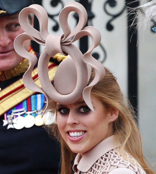 Princess Beatrice in Philip Treacy hat